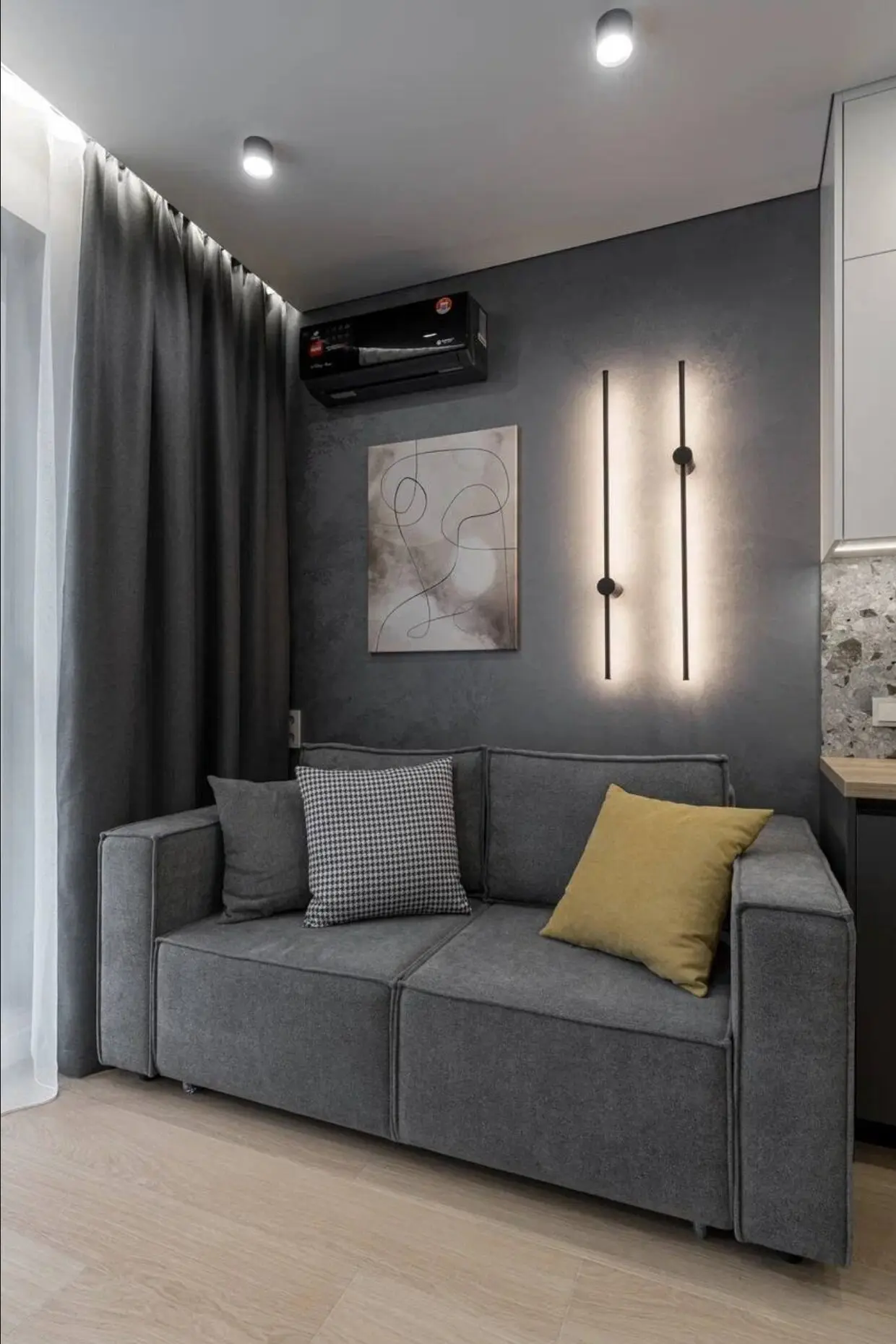 Interior of apartment for daily rent, Minsk, Igor Luchenka St. 24